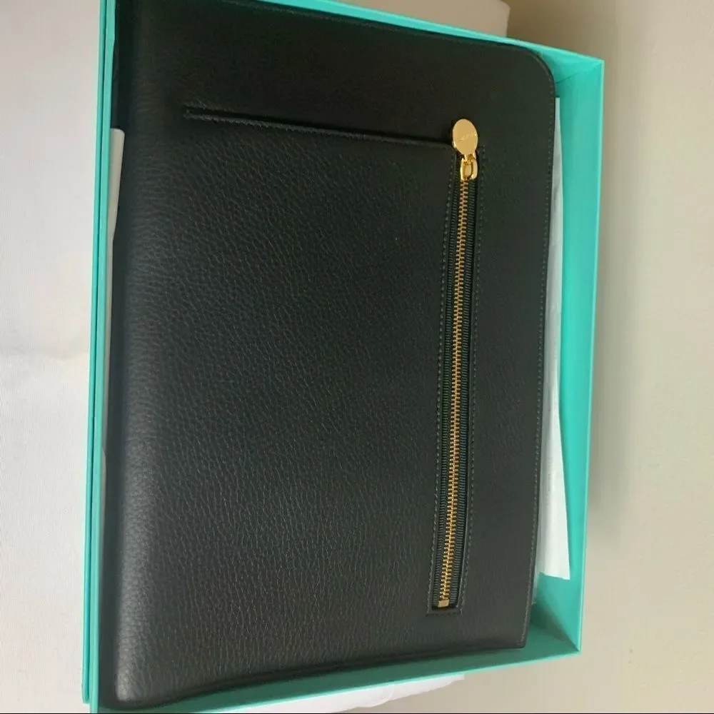 Tiffany & Co. Leather Clutch - Black - New
